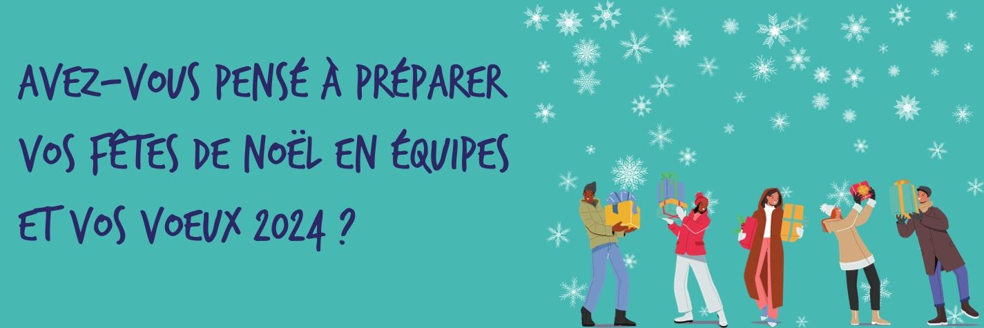 Nos solutions Injoy pour vos fêtes de Noël entreprise et vos vœux 2024 !